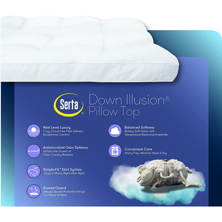 Serta pillow clearance topper